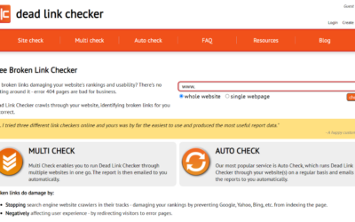 Dead link checker – easily identify and fix broken links on your site