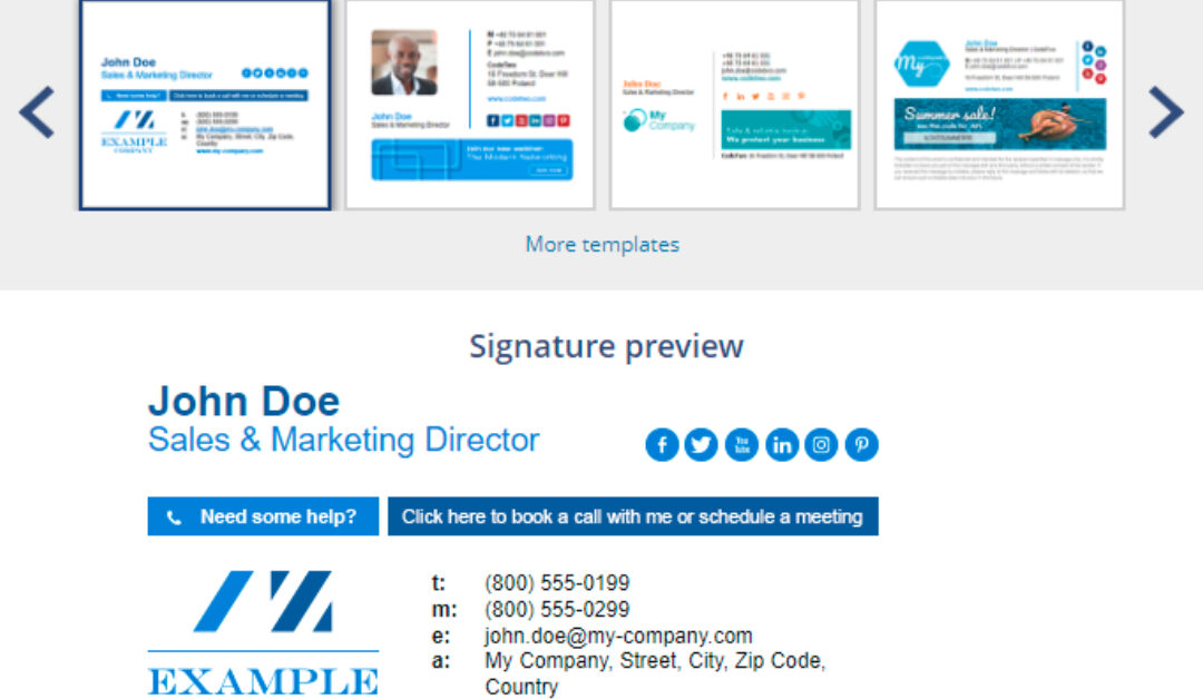 Create your own email signature