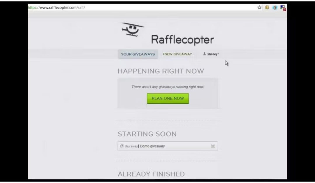Rafflecopter – online promotions made easy